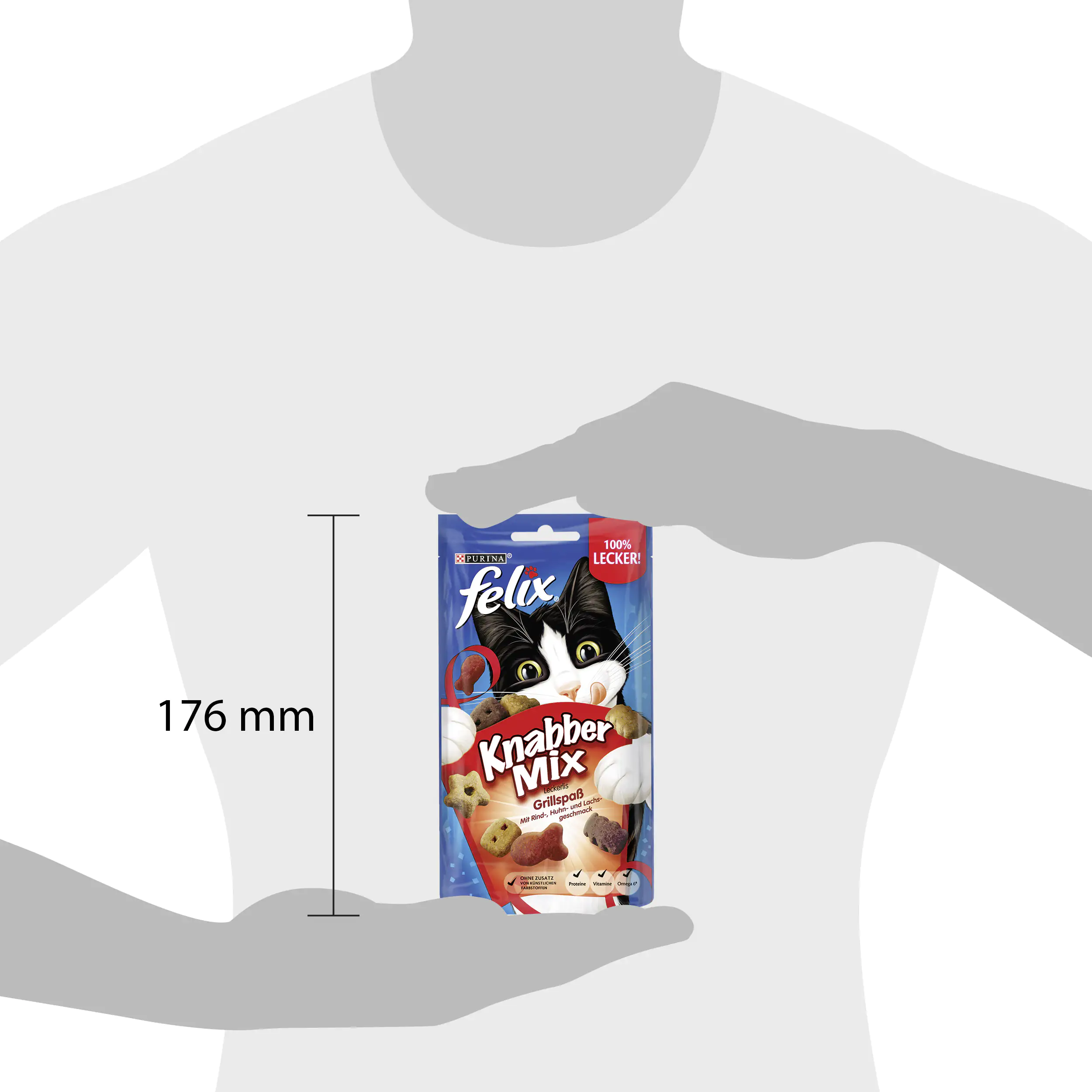 Felix Knabbermix Katzensnack Grillspass 60g Felix Knabbermix Katzensnack Grillspass 60g