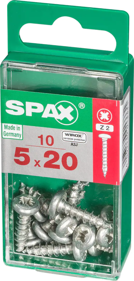 Spax Universalschrauben 5.0 x 20 mm TX 20 - 10 Stk.