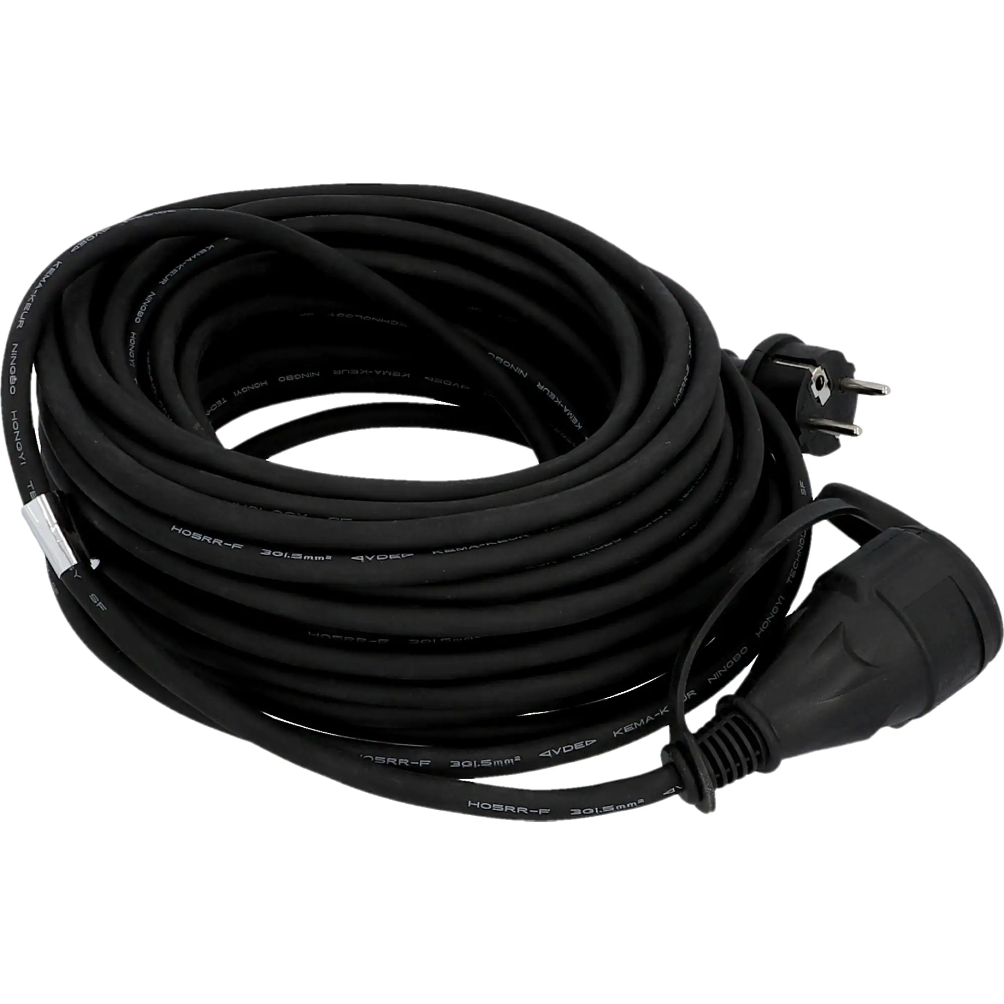 Verlängerungskabel Außen 20 Meter H05RR-F3G1,5, schwarz Verlängerungskabel Außen 20 Meter H05RR-F3G1,5, schwarz