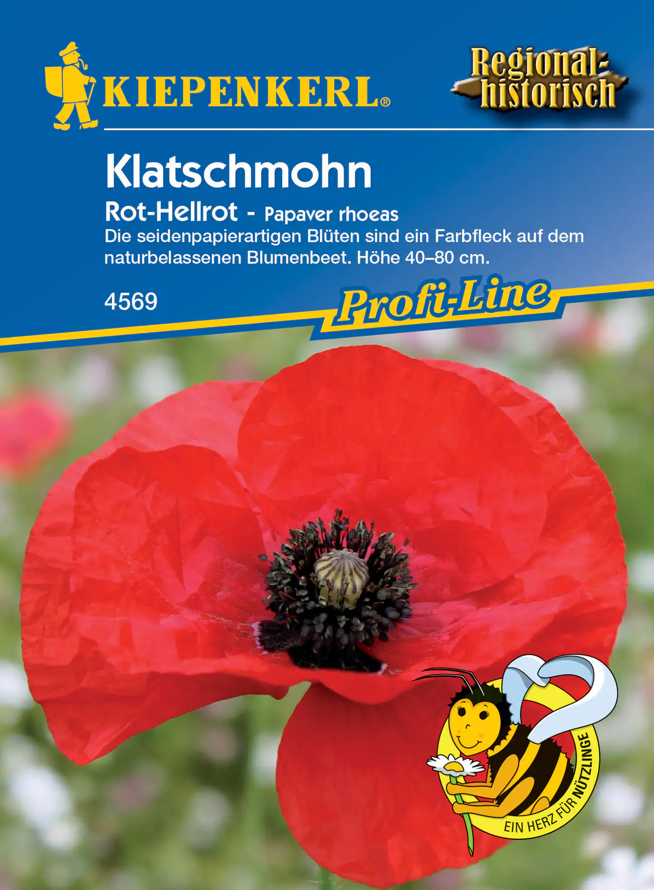 Kiepenkerl Klatschmohn Rot-Hellrot