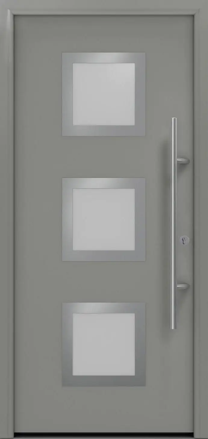 EcoStar Haustür ISOPRO Secur IPS 810S RC2 graualuminium 110 x 210 cm EcoStar Haustür ISOPRO Secur IPS 810S RC2 graualuminium 110 x 210 cm