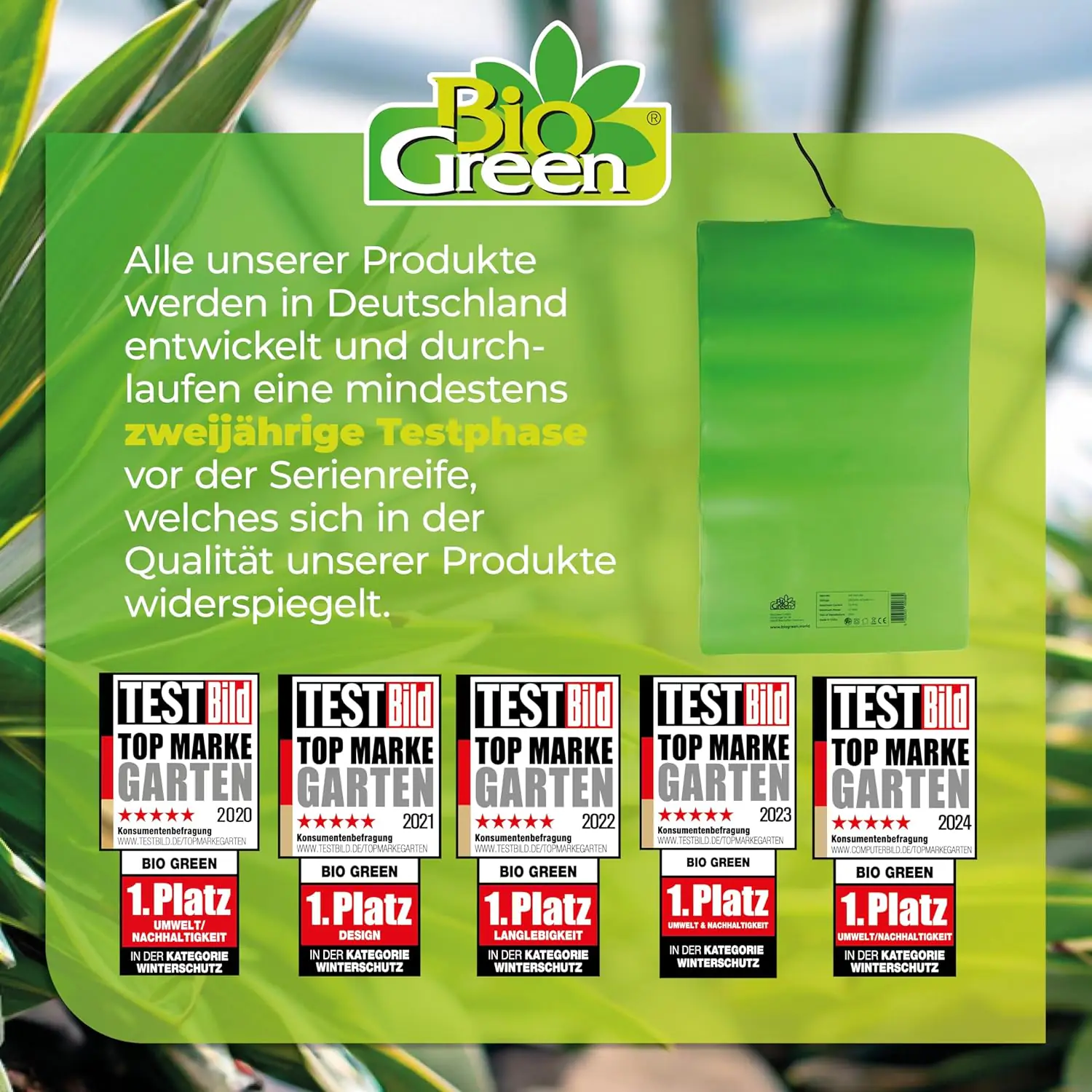 Biogreen Wärmeplatte als Anzuchtbooster für Pflanzen 30 x 60 cm
