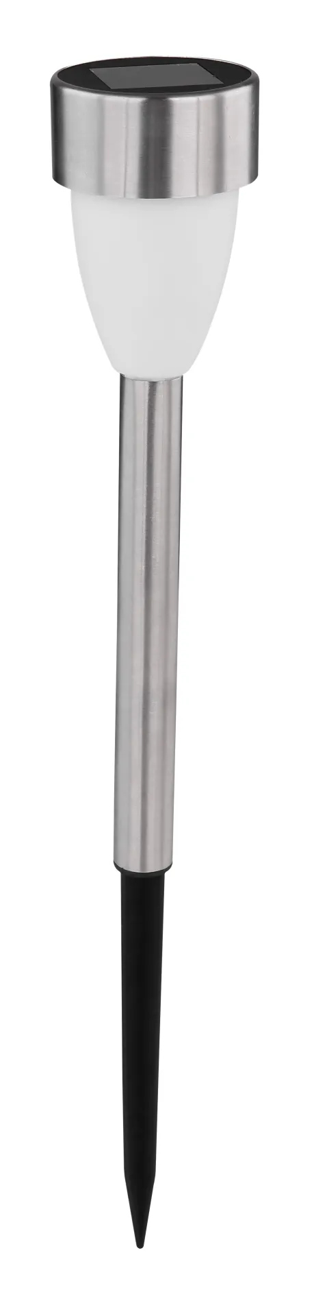 Globo Lighting LED Solarleuchte mit Flacker-Effekt Edelstahl 3er Set