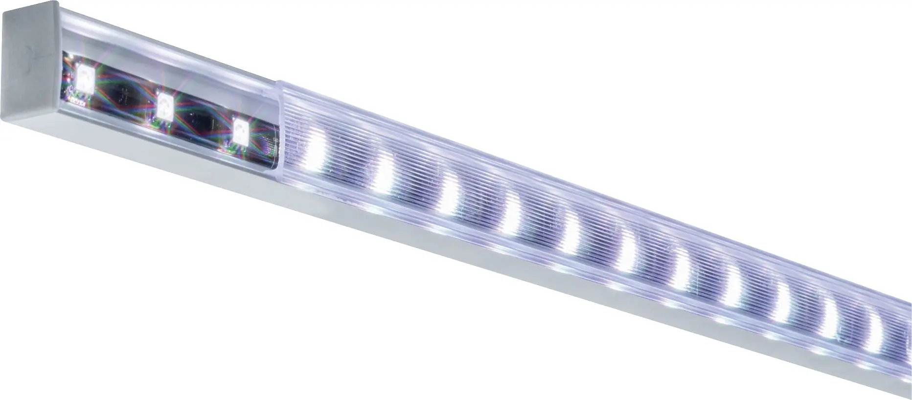 Paulmann LED-Profil für LED-Streifen Square 1 m mit weißem Diffusor alu satin