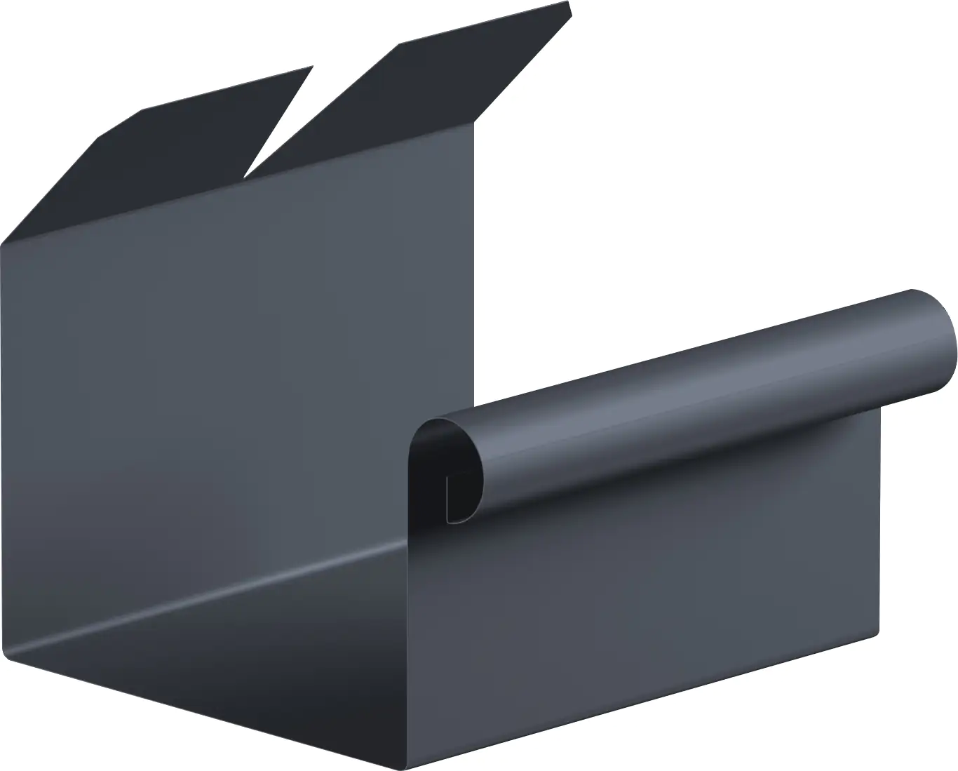 Sarei Kastenrinnenverbinder RG 70 Alu-anthrazit