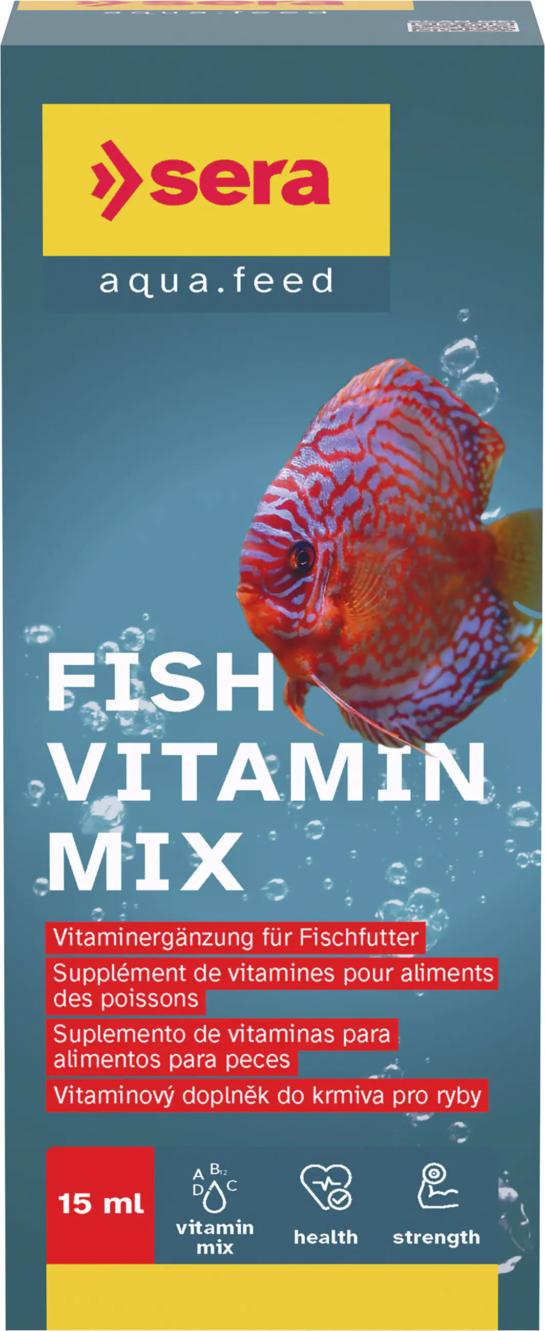 Sera Ergänzungsfutter für Aquariumfische Vitamin Mix 15 ml Sera Ergänzungsfutter für Aquariumfische Vitamin Mix 15 ml