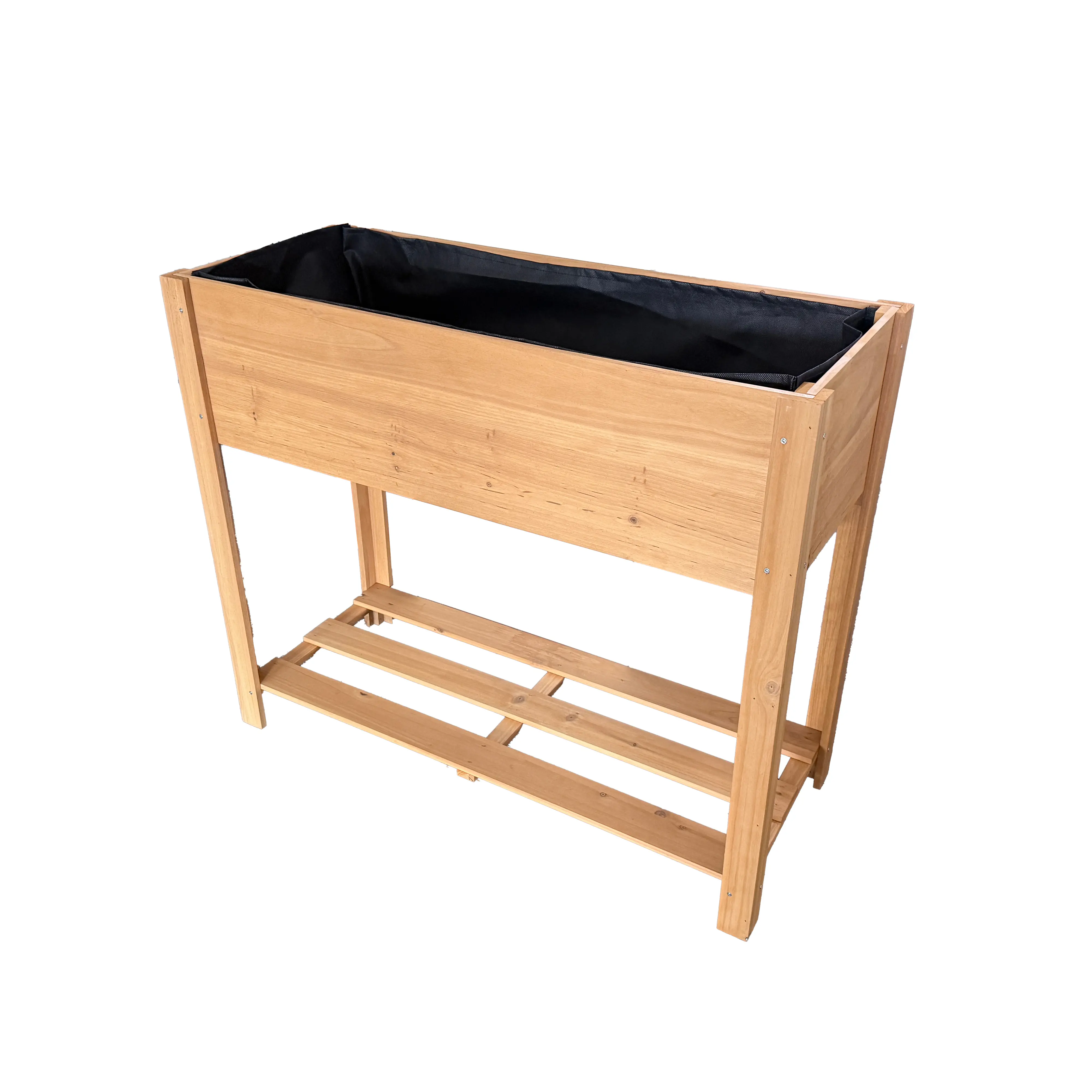 Upyard Hochbeet Holz 83 x 70 cm mit Ablageboden
