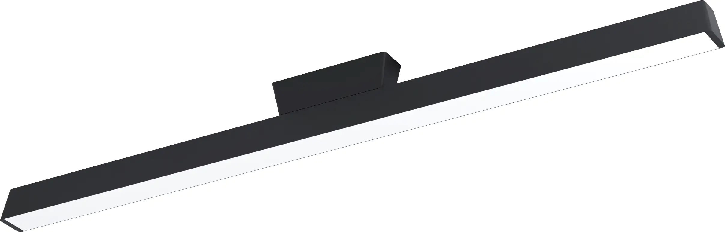 Eglo Connect LED Deckenleuchte Simolaris-Z schwarz 122 x 5,5 cm dimmbar