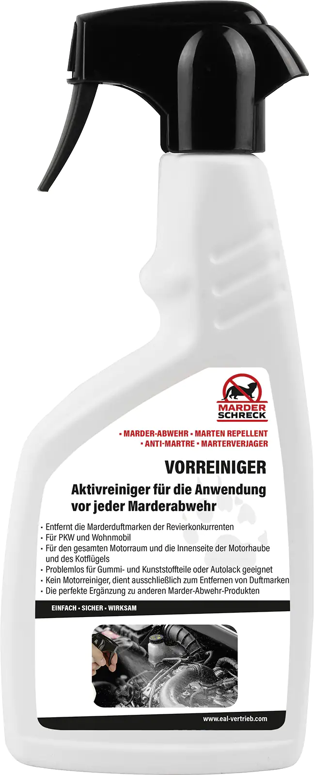 Marderschreck Marderabwehr Vorreiniger 500ml