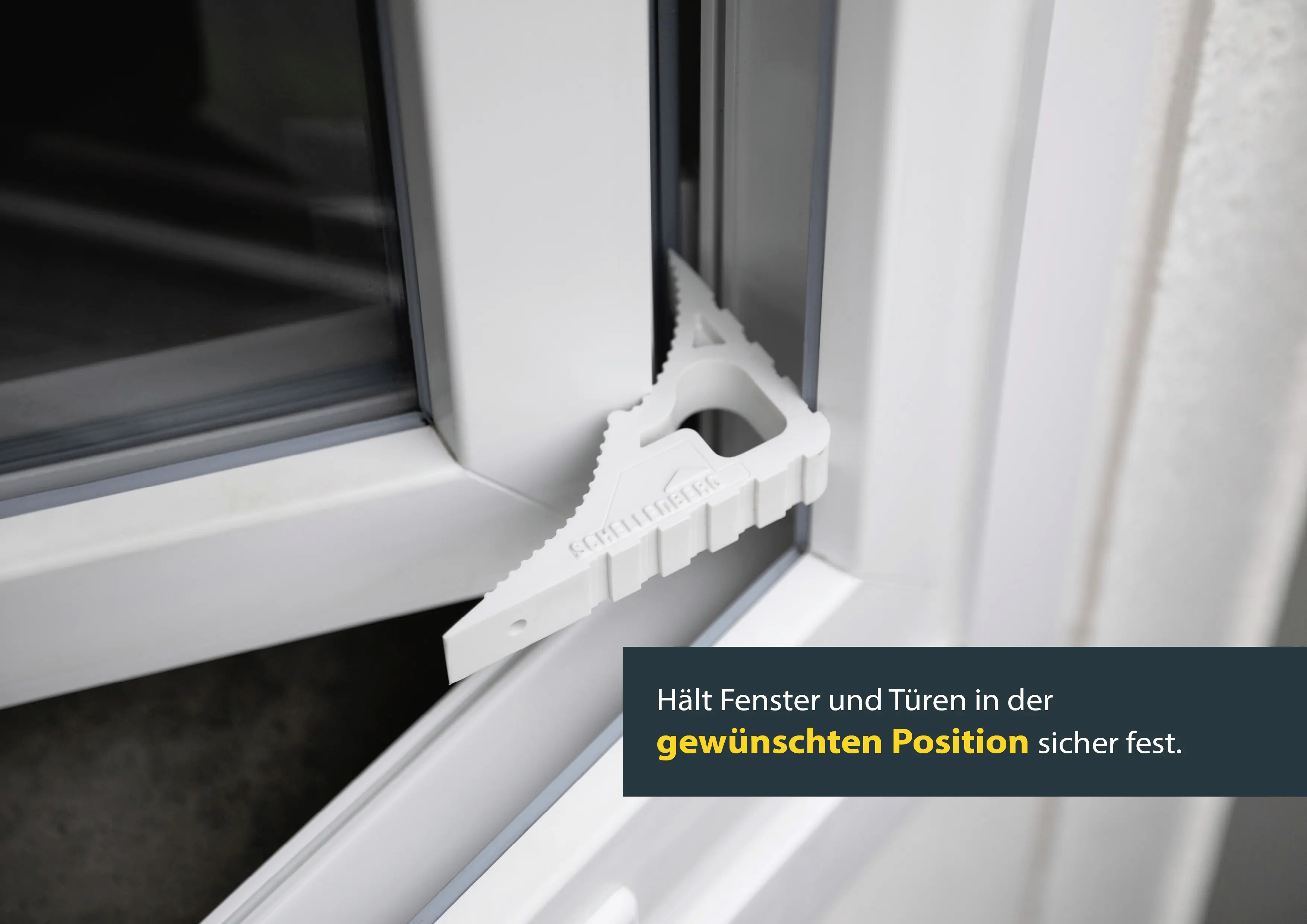 Schellenberg Fenster-/Türstopper Gesundes Stoßlüften und mehr
