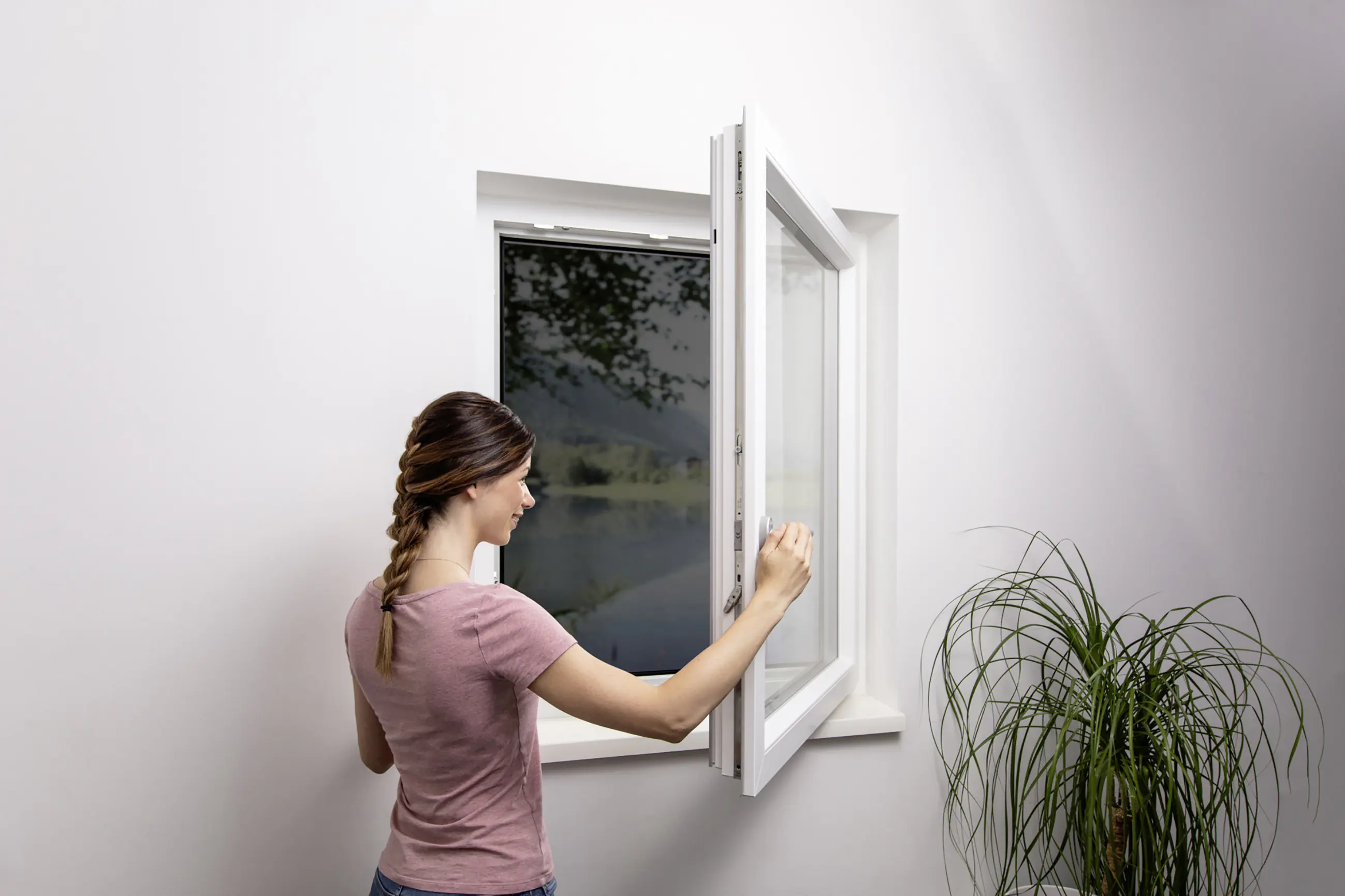 Primaster Pollengitter 130 x 150 cm anthrazit/anthrazit kürzbar