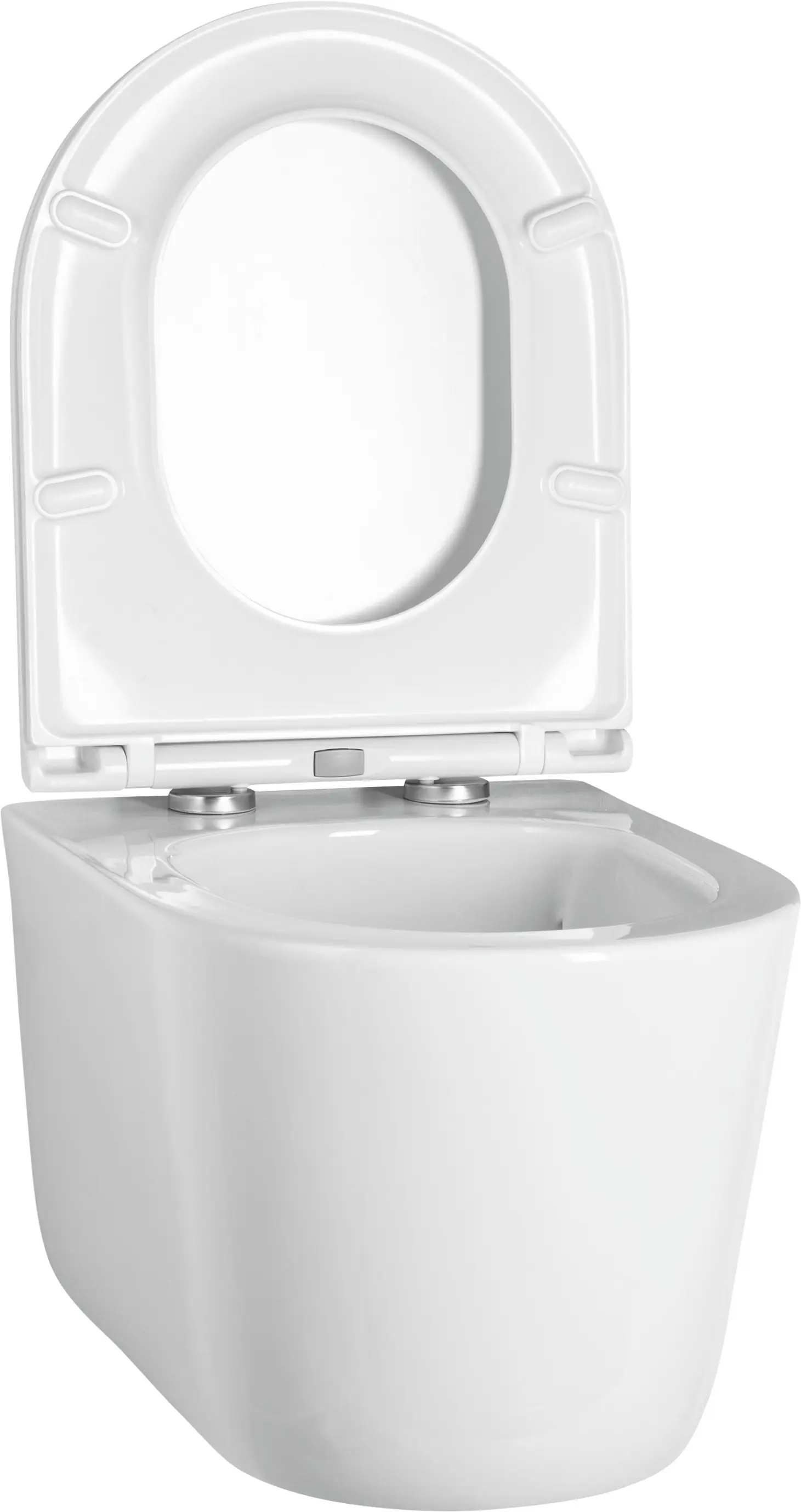 Cornat Wand WC spülrandlos Wirbelstrom weiß inkl. WC Sitz mit Absenkautomatik