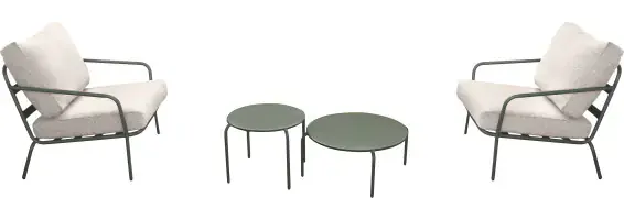Primaster Gartenmöbel-Set Locarno Stahl B-Ware
