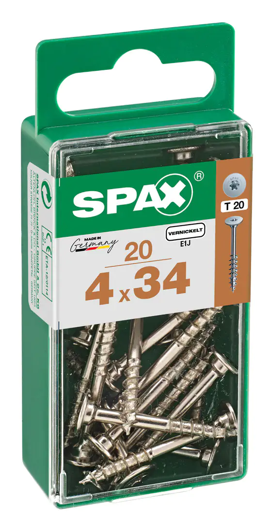 Spax Möbelbauschrauben 4.0 x 34 mm TX 20 - 20 Stk.