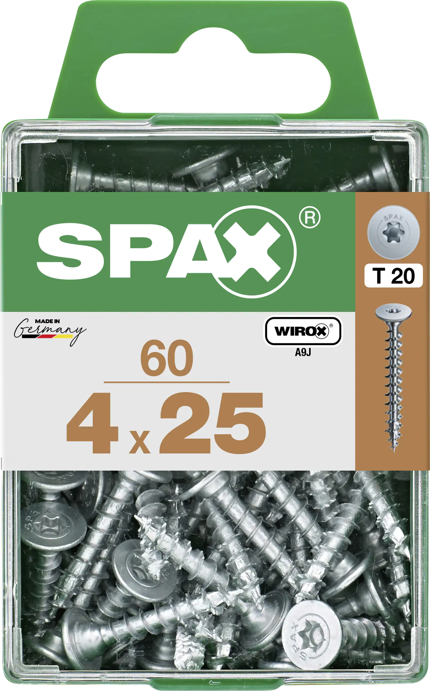 Spax Möbelbauschrauben 4.0 x 25 mm TX 20 - 60 Stk.