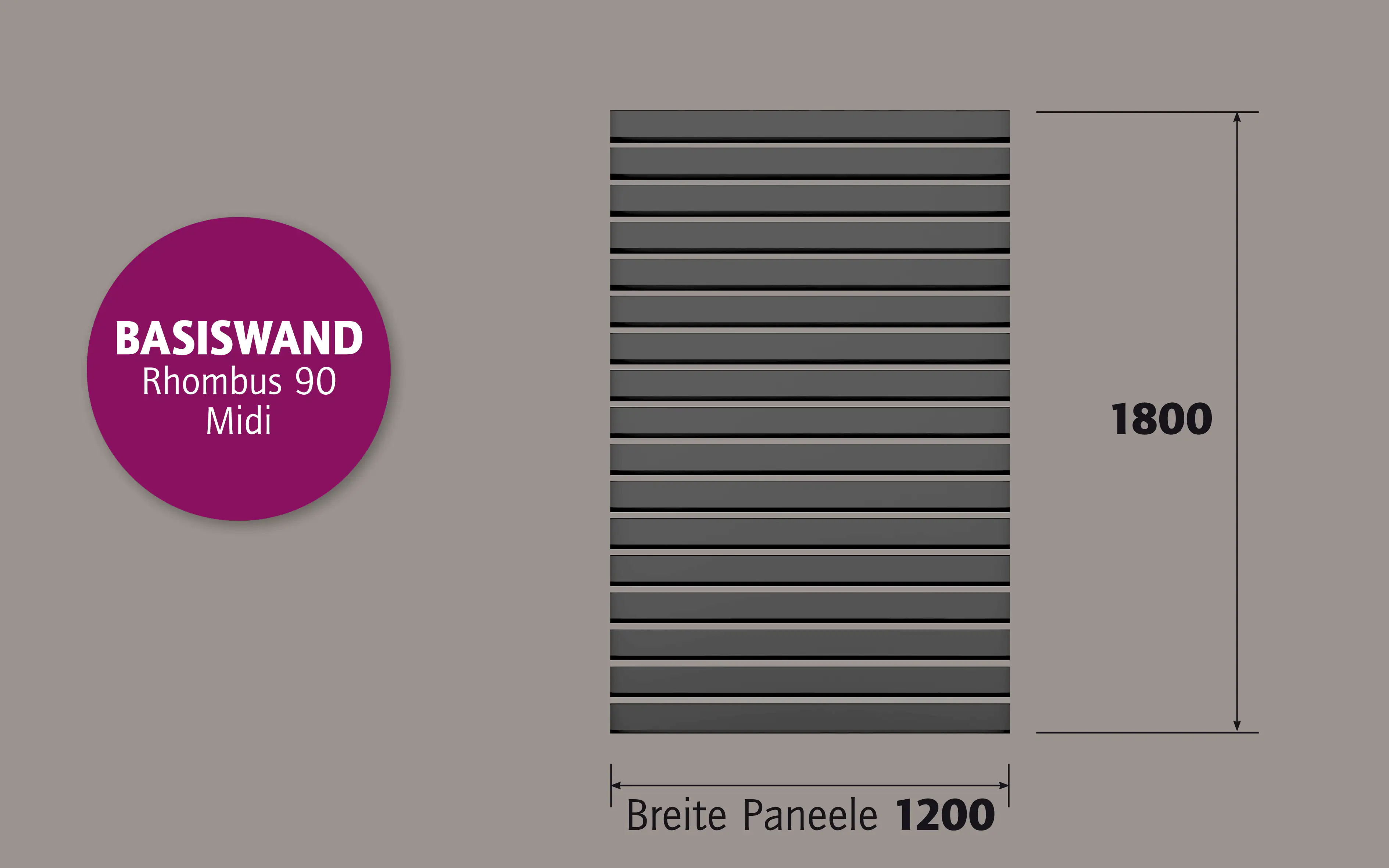 Ambiente Alu-Zaun Rhombus 90 MIDI B x H: 180 cm x 120 cm 22 mm stark Ambiente Alu-Zaun Rhombus 90 MIDI B x H: 180 cm x 120 cm 22 mm stark