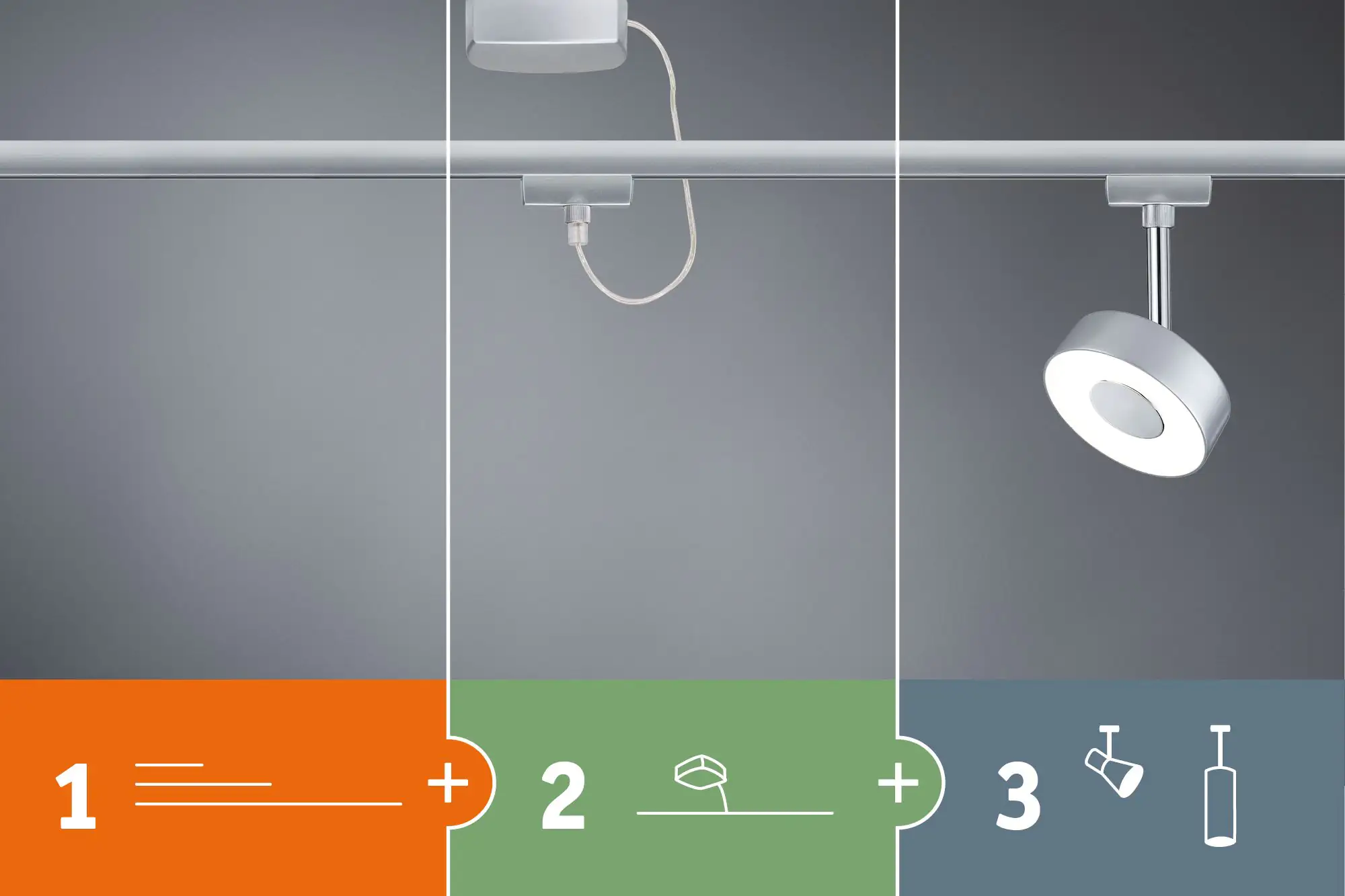 4000870953198_7 Paulmann URail LED Panel Loop 38 x 11 cm warmweiß