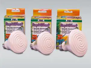 JBL ReptilHeat 60W Keramik-Heizstrahler silber / schwarz