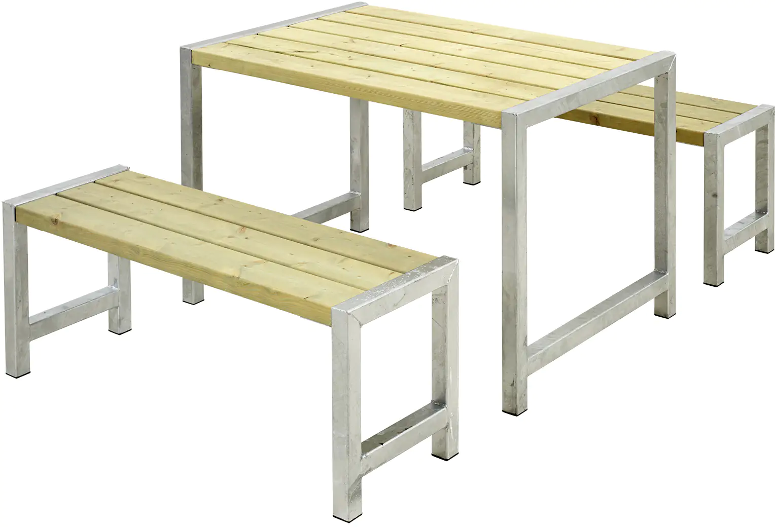 Plus Cafegarnitur Tisch und 2 Bänke Druckimprägniert