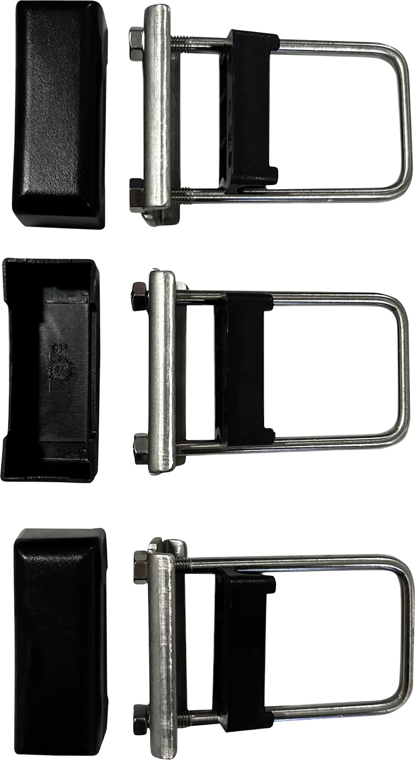 ABZ Gittermatten-Befestigung U-Bügel für 60/40 Pfosten 3er Set ABZ Gittermatten-Befestigung U-Bügel für 60/40 Pfosten 3er Set