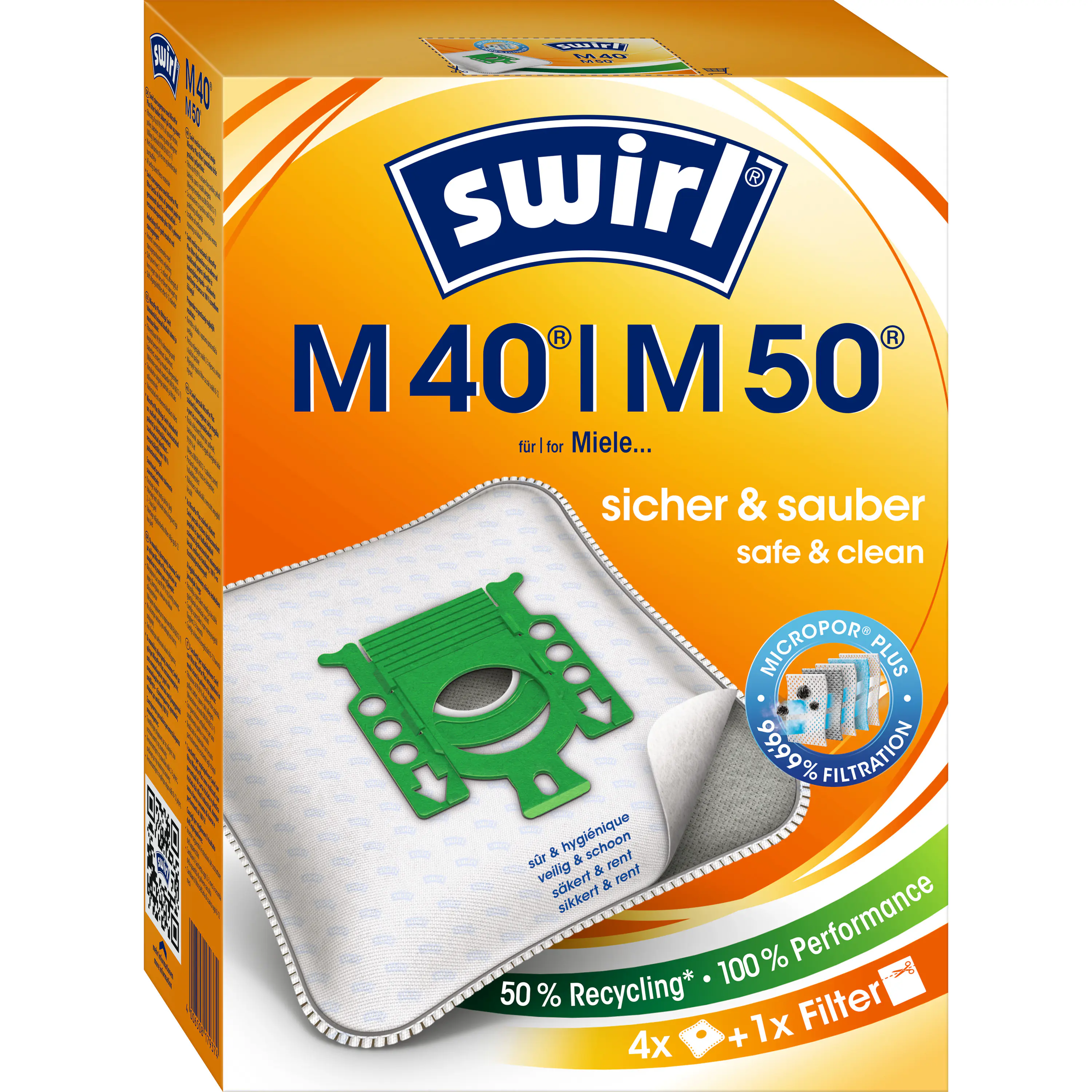 Swirl® M 40 / M 50 MicroPor® Plus