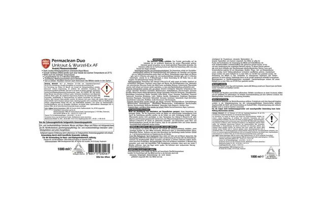 Protect Garden Permaclean Duo Unkraut & Wurzel-Ex AF 1 l