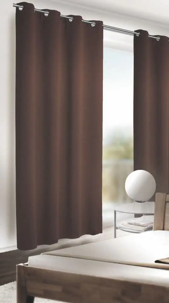 Neusser Collection Ösenschal schoko, 140 x 245 cm