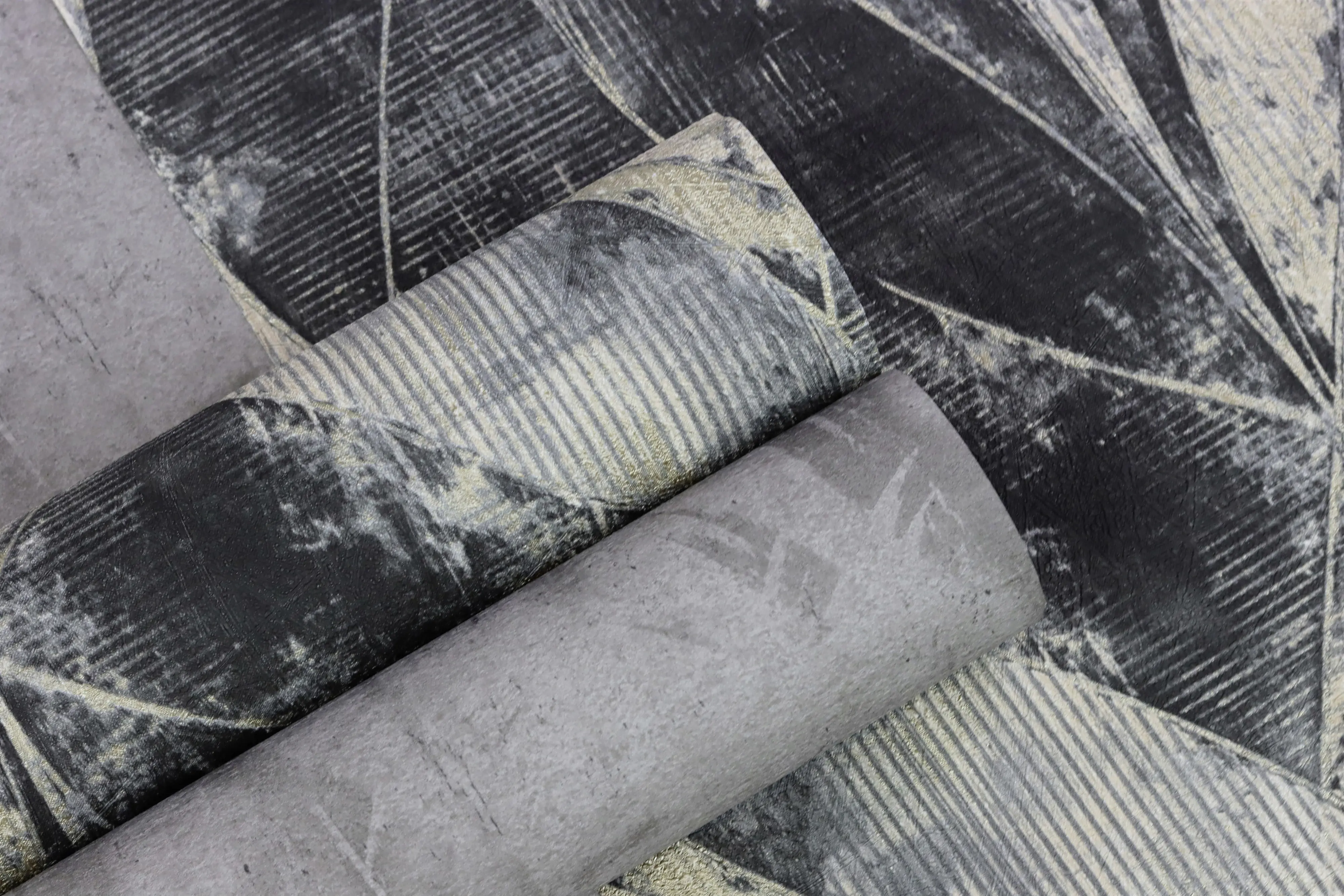 Rasch Vliestapete 520071 Concrete grafik bronze-grün, 10,05 x 0,53 m