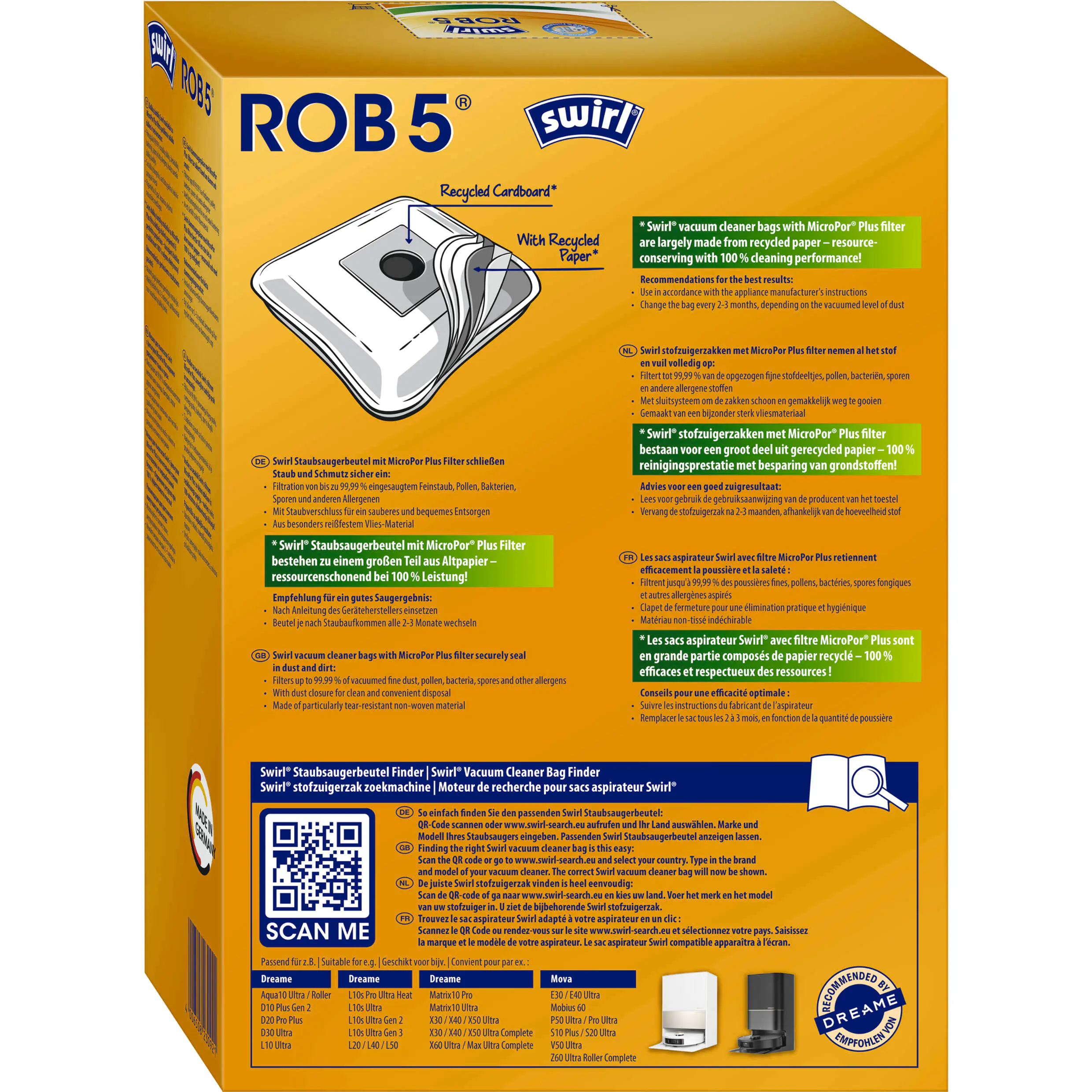 Swirl® ROB 5 MicroPor® Plus