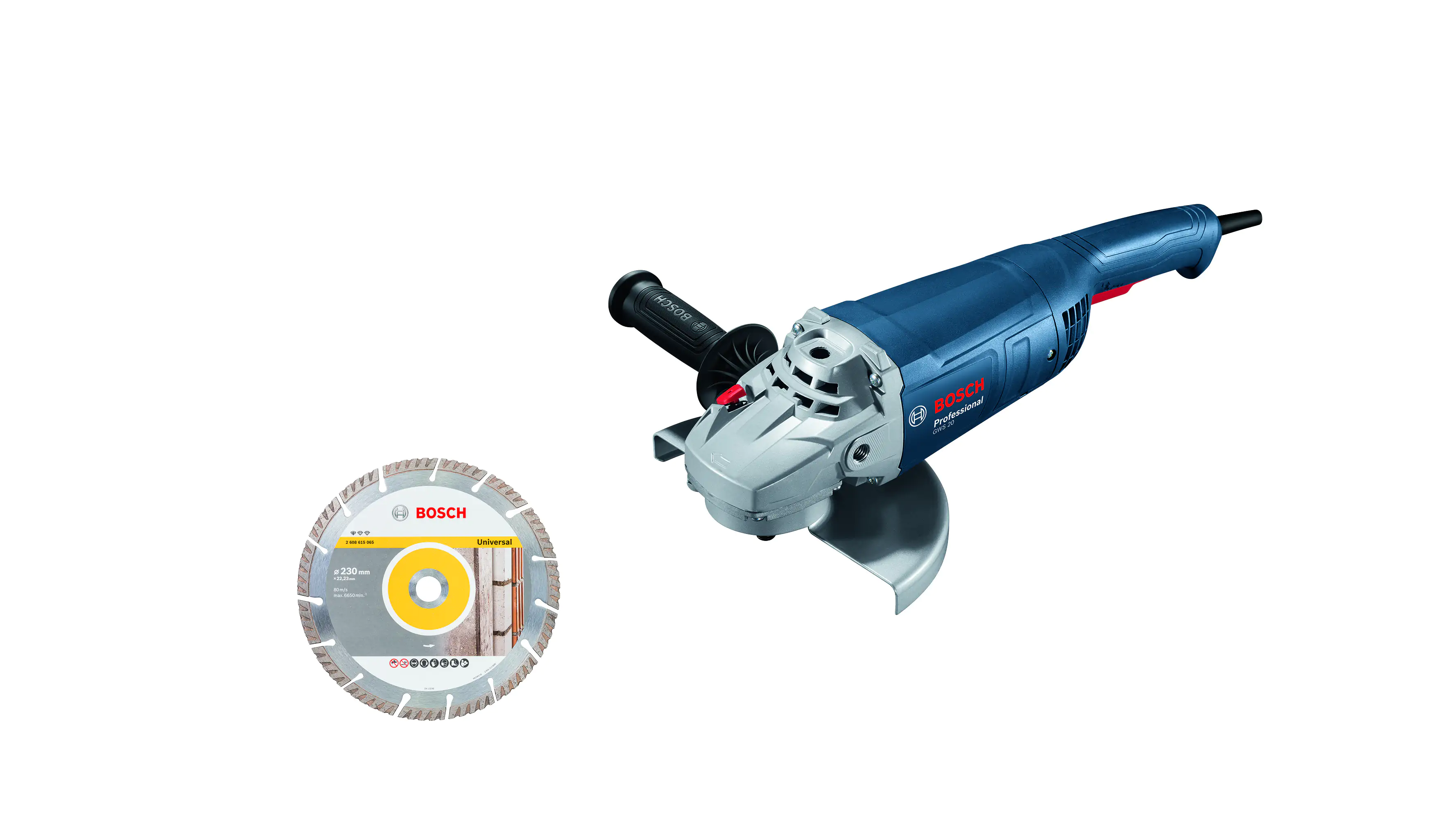Bosch Professional Winkelschleifer GWS 20-230 P Bosch Professional Winkelschleifer GWS 20-230 P