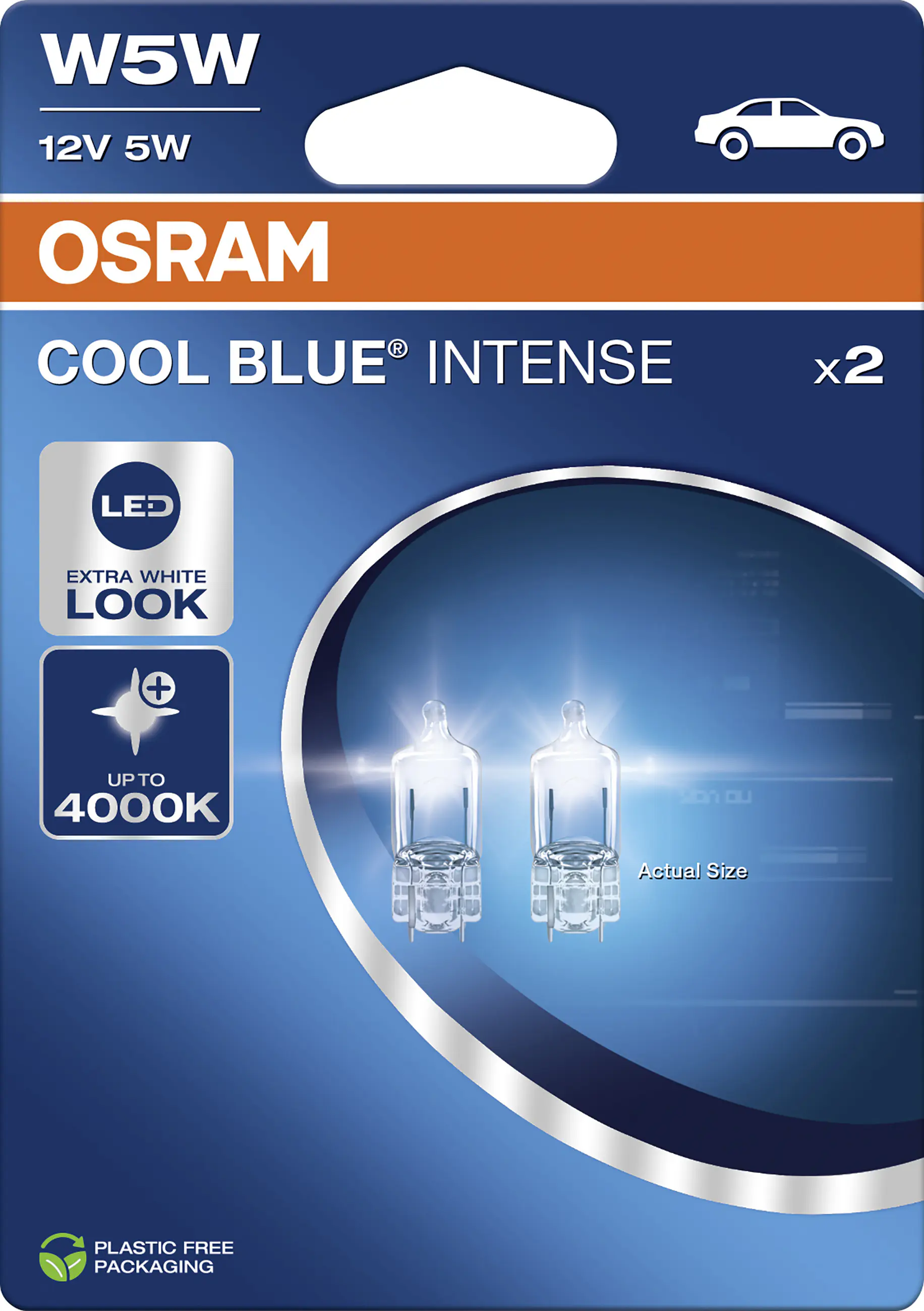 Osram Signallampe W5W Cool Blue Intense Next Gen 2.0 2 Stück