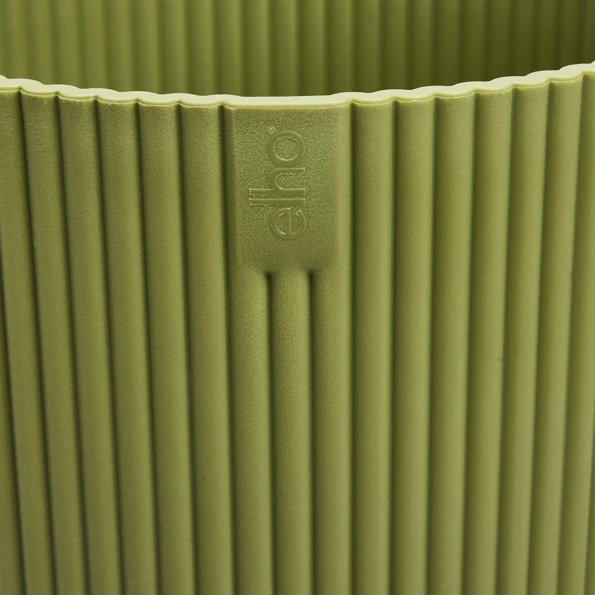 Elho Blumentopf Vibes Fold Kunststoff grün Ø 14 x 13 cm