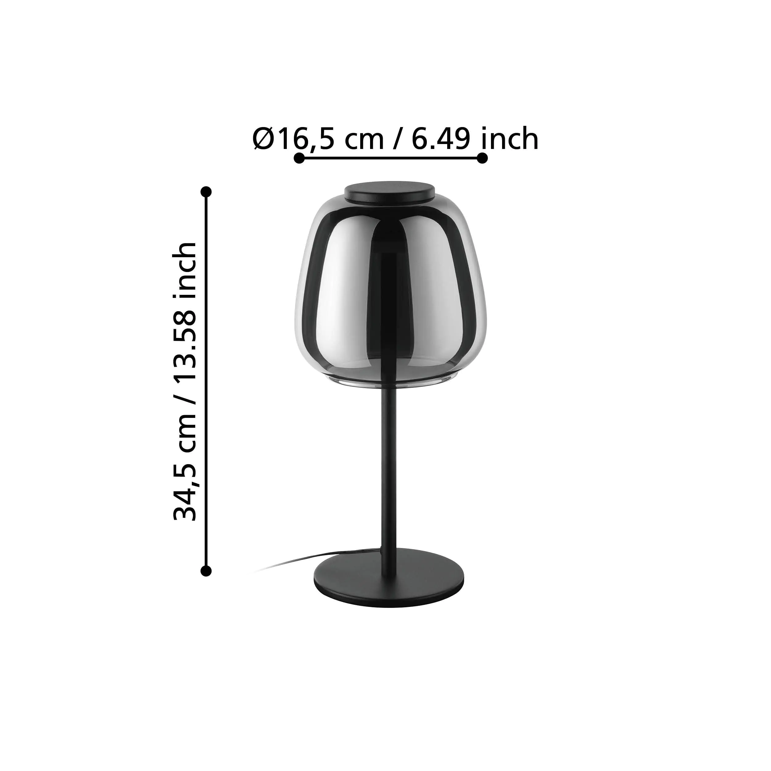 Eglo LED Tischleuchte Alfero-Z 7,7W, 1000 lm, 2700-6500K, schwarz Eglo LED Tischleuchte Alfero-Z 7,7W, 1000 lm, 2700-6500K, schwarz