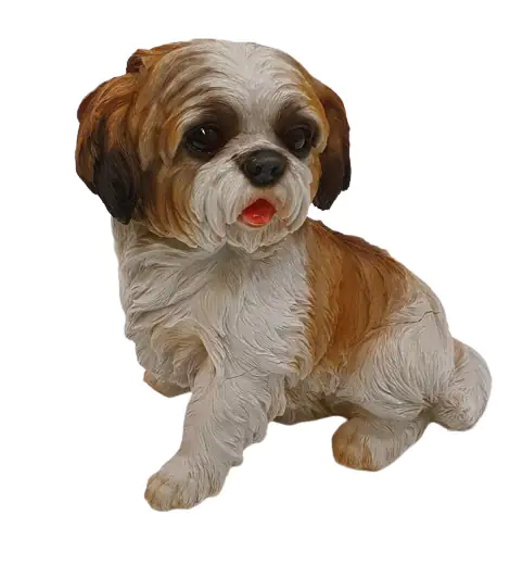 Dekofigur Shih Tzu sitzend 32 x 21 x 32 cm