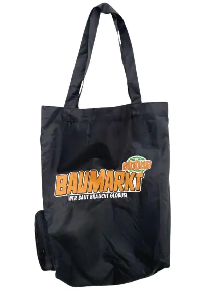 TrendLine Einkaufstasche mit Logo auf Taschenformat zusammenfaltbar TrendLine Einkaufstasche mit Logo auf Taschenformat zusammenfaltbar