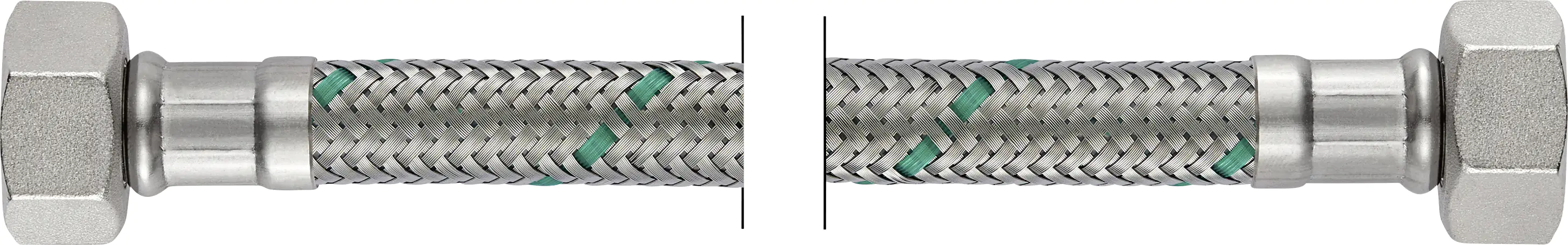 FLEXO Panzerschlauch IG 1/2" x 1/2", 50 cm