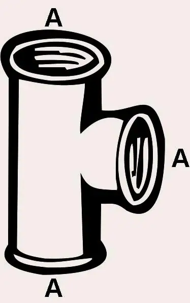 Cornat Temperguss-T-Stück 3/4" verzinkt