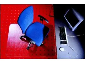 Bodenschutzmatte transparent, 90 x 120 cm