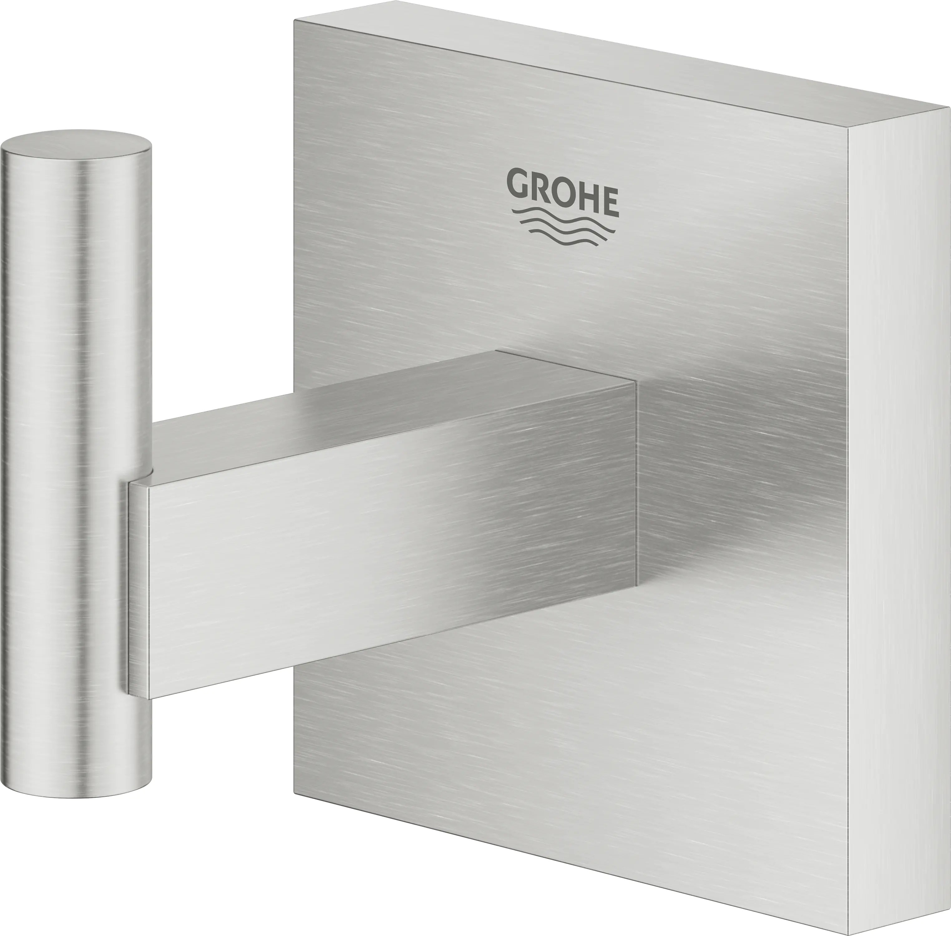 Grohe Start Cube Bademantelhaken supersteel klebbar