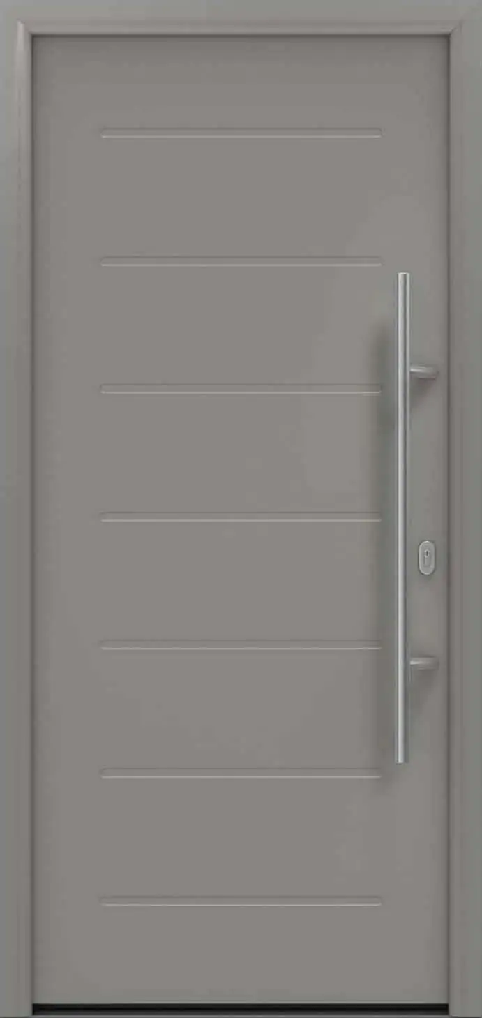 EcoStar Haustür ISOPRO IP 015 graualuminium 110 x 210 cm EcoStar Haustür ISOPRO IP 015 graualuminium 110 x 210 cm