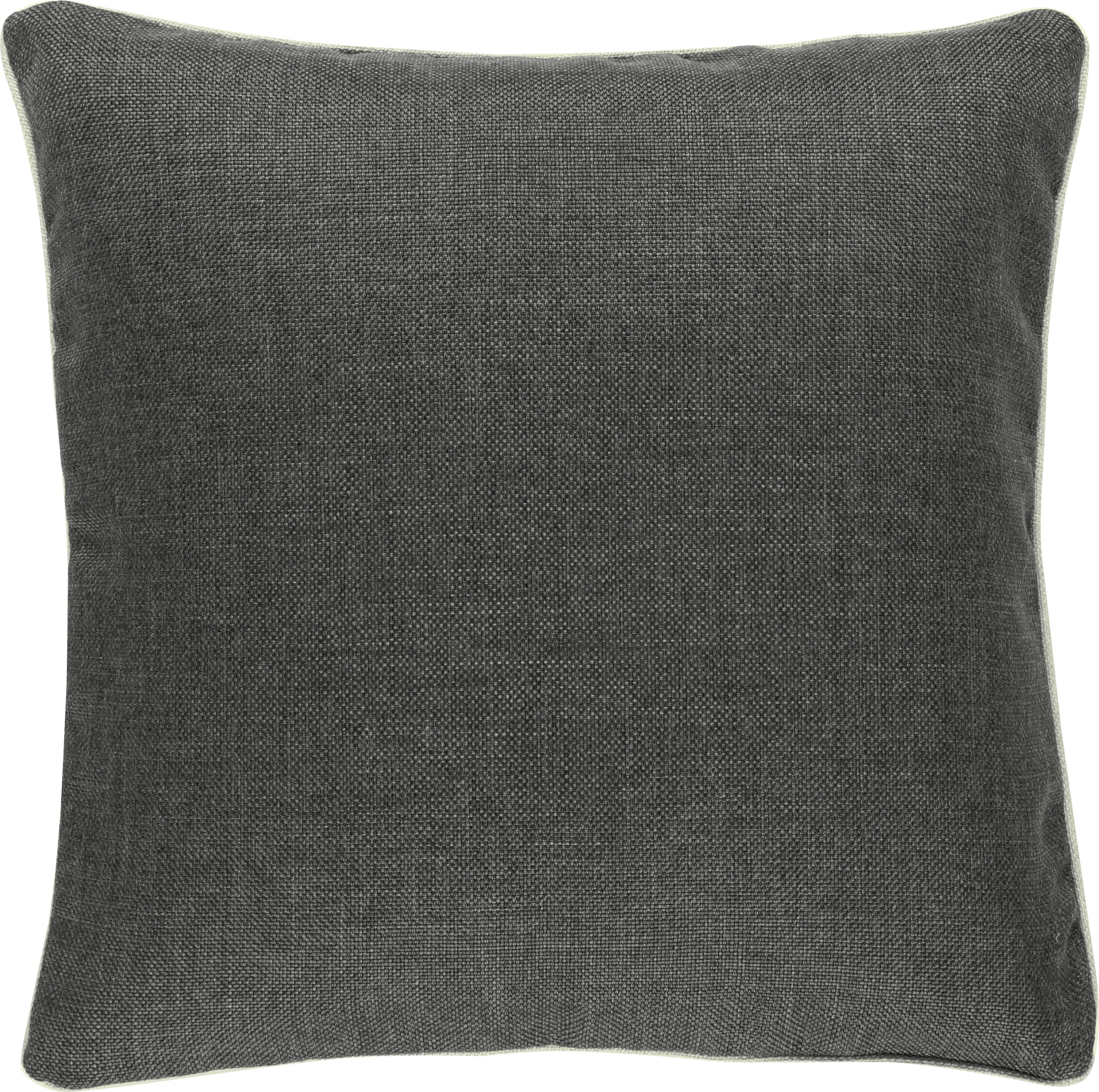 Kissenhülle Barbara dunkelgrau 50 x 50 cm