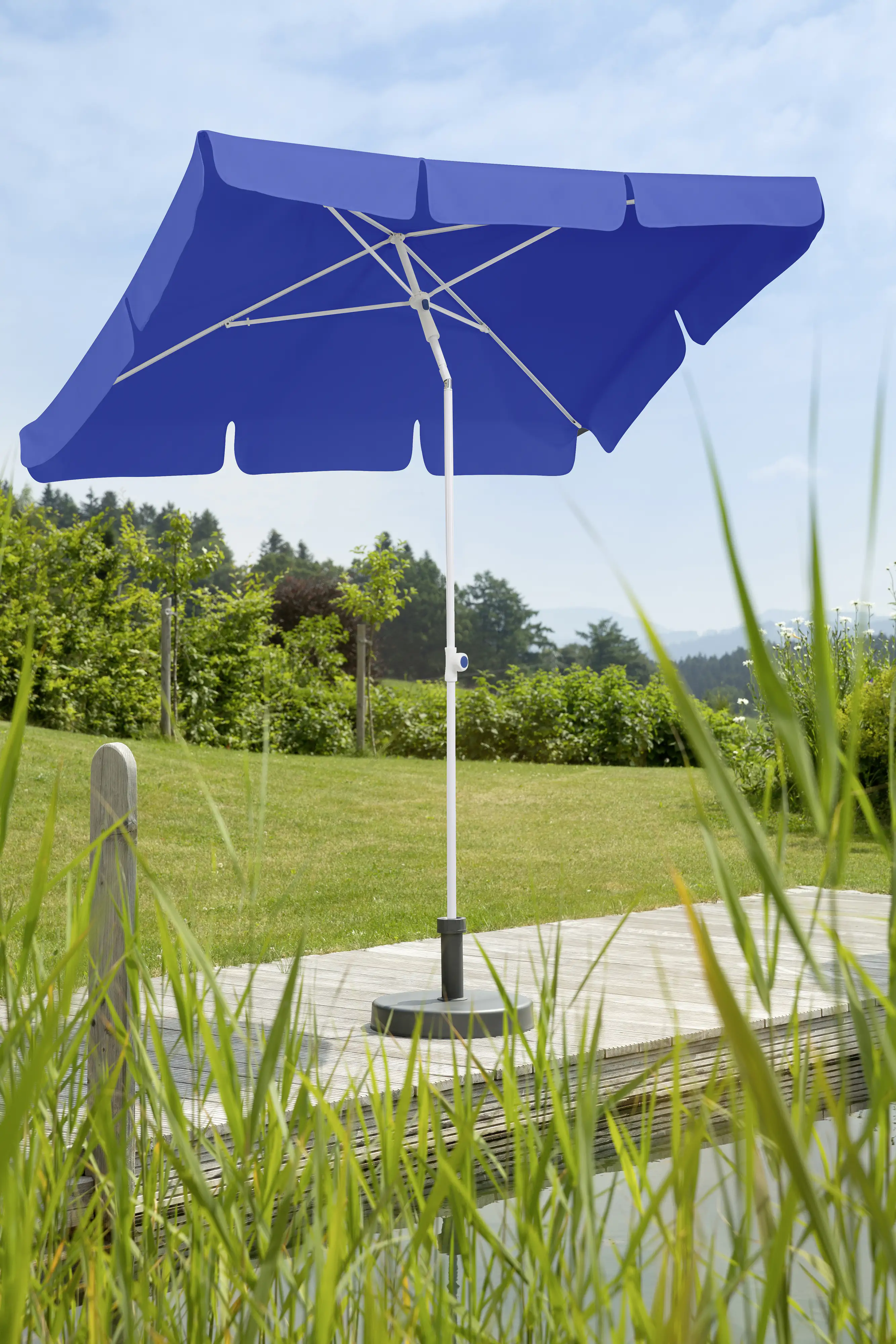 Schneider Sonnenschirm Ibiza blau 180 x 120 cm Schneider Sonnenschirm Ibiza blau 180 x 120 cm