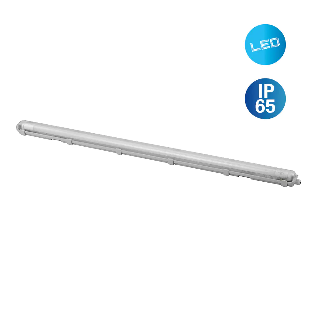 Feuchtraumleuchte Pipe 1flammig 150 cm T8, G13, 24 Watt, 2400 lm, 4000 K