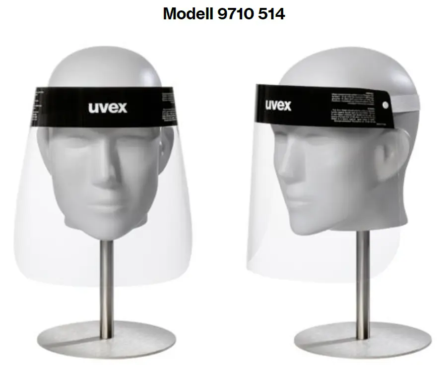 Uvex Gesichtschutzschirm