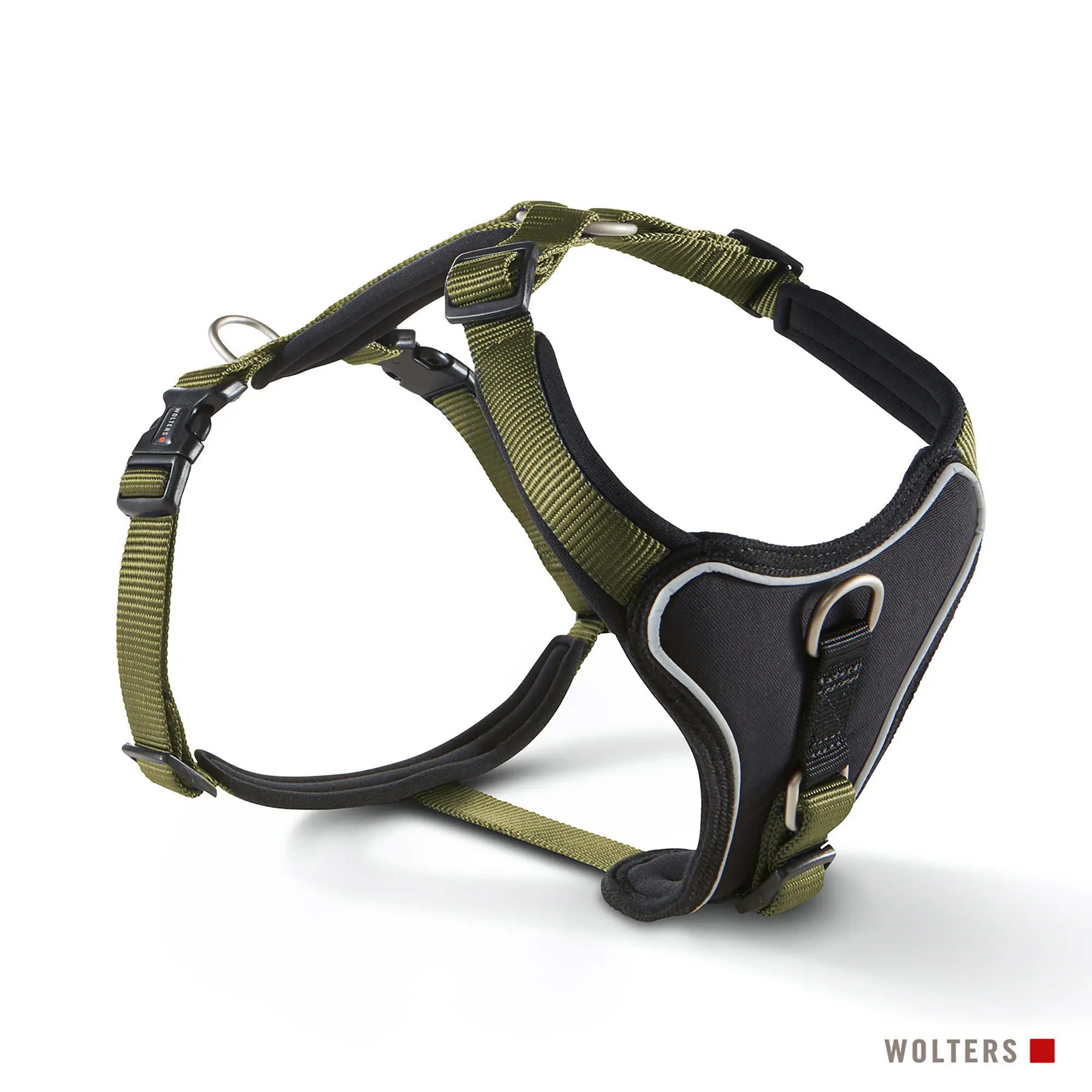 Wolters Hundegeschirr Professional Comfort olive/schwarz Wolters Hundegeschirr Professional Comfort olive/schwarz