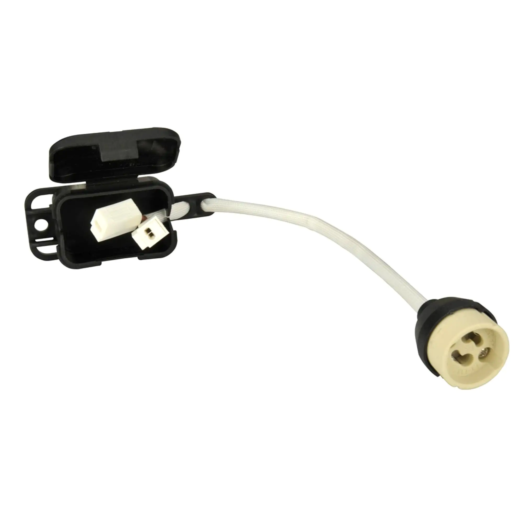 Hochvolt-Halogen-Fassung GU 10/GZ 10