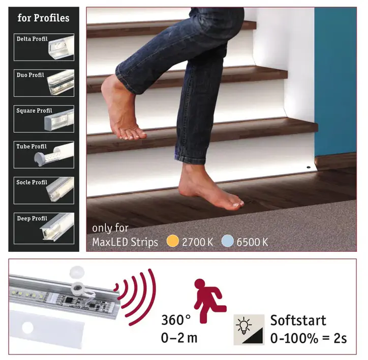Paulmann Funk-Touchsschalter für LED-Streifen-Profil max. 144 W
