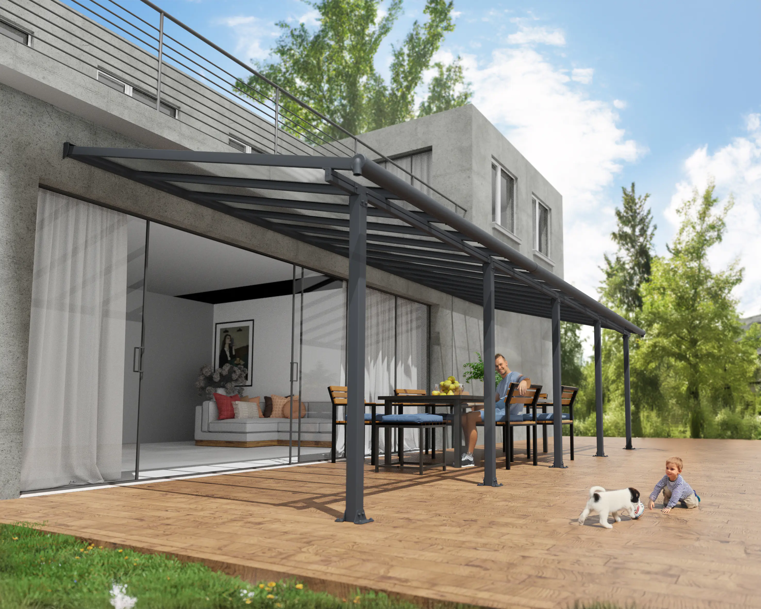 Canopia Terrassenüberdachung Olympia 3x9.2 Canopia Terrassenüberdachung Olympia 3x9.2