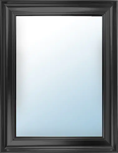 Spiegel Pizol schwarz 50 x 70 cm