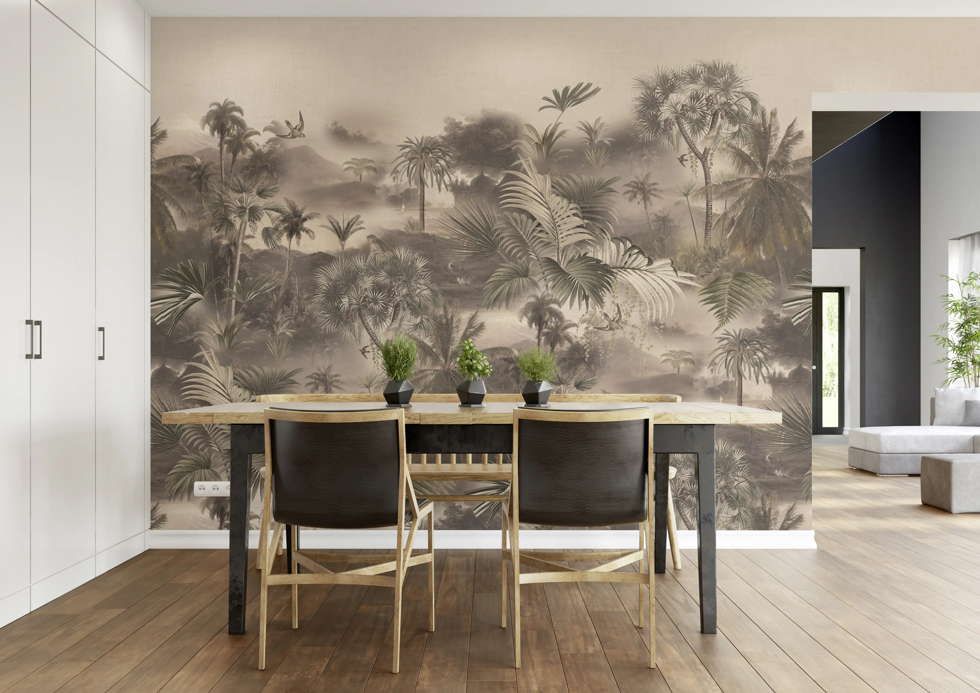 Rasch Vlies Fototapete 543636 Beige-Mittelbeige Muster & Motive 2,65 m x 3,18 m